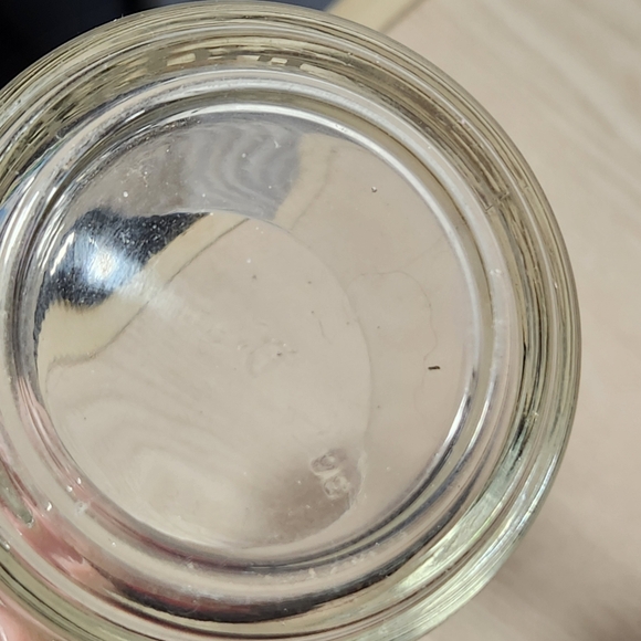 Vintage French Crystal Clear Etched Head Viking 8 oz Mug - Picture 4 of 4